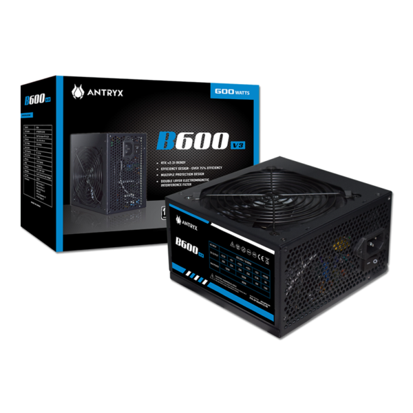 Fuente de Poder Antryx B600 600W