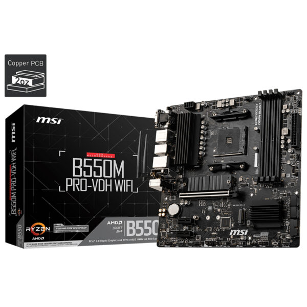 MB MSI B550M PRO-VDH WiFi DDR4 AM4