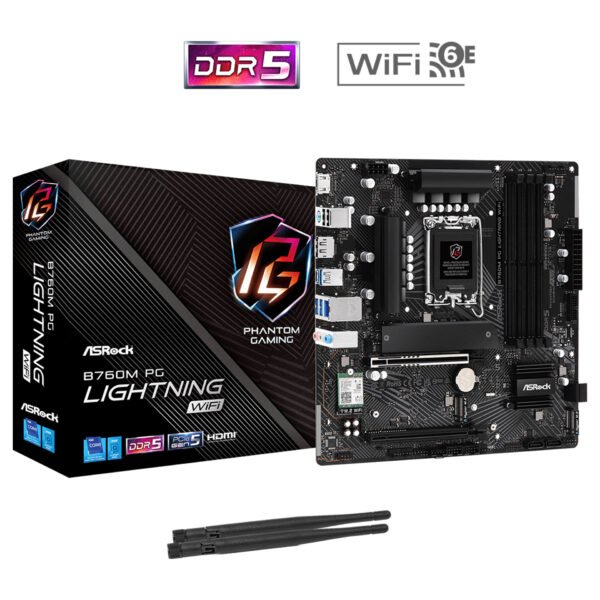 MB AsROCK B760M PG LIGHTNING WIFI LGA 1700