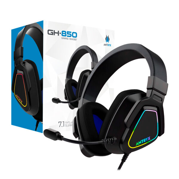 Auricular Gaming Antryx GH-850 7.1 USB RGB VIBRADOR