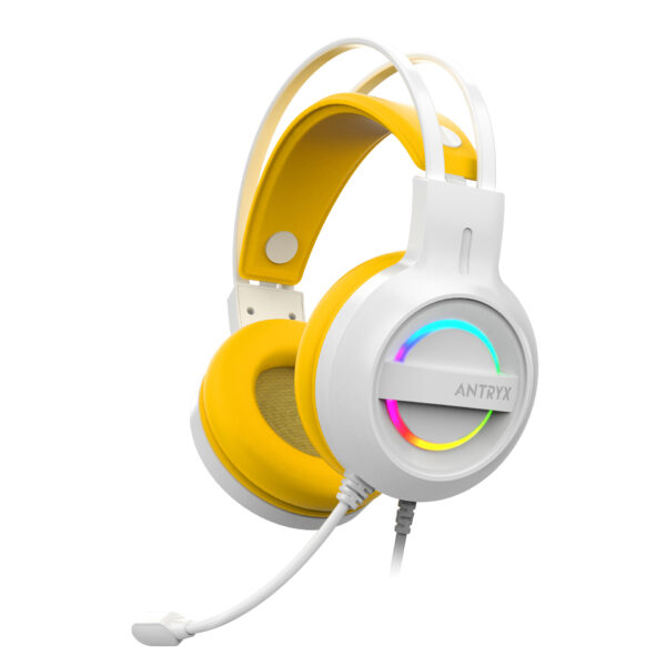 Auricular Gaming Antryx IRIS-W 7.1 USB RGB YELLOW
