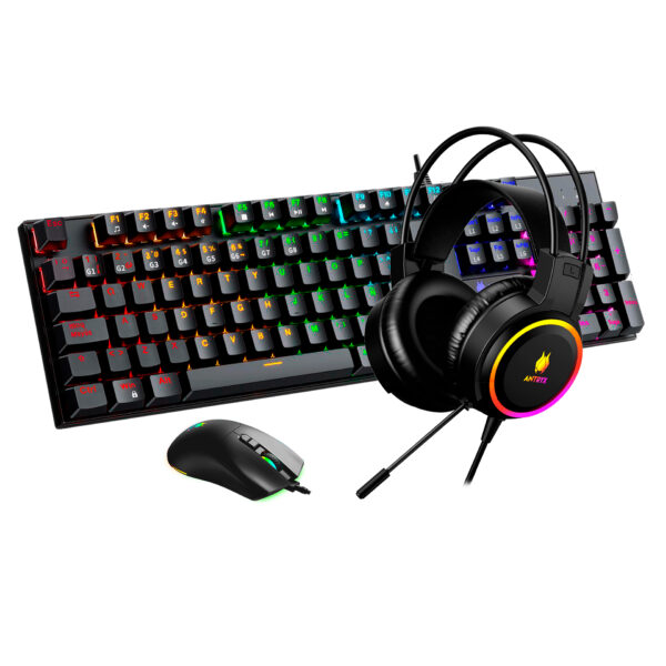 Kit Gaming Antryx GC-3100 X3 SWITCH BLUE RGB MECANICO